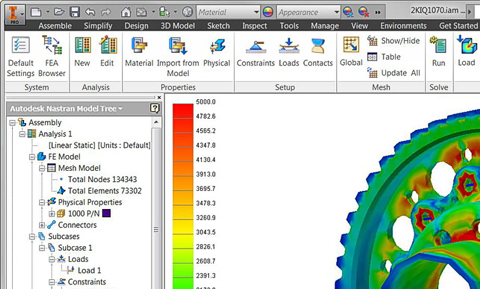 Autodesk Inventor Nastran (Nastran In-CAD)